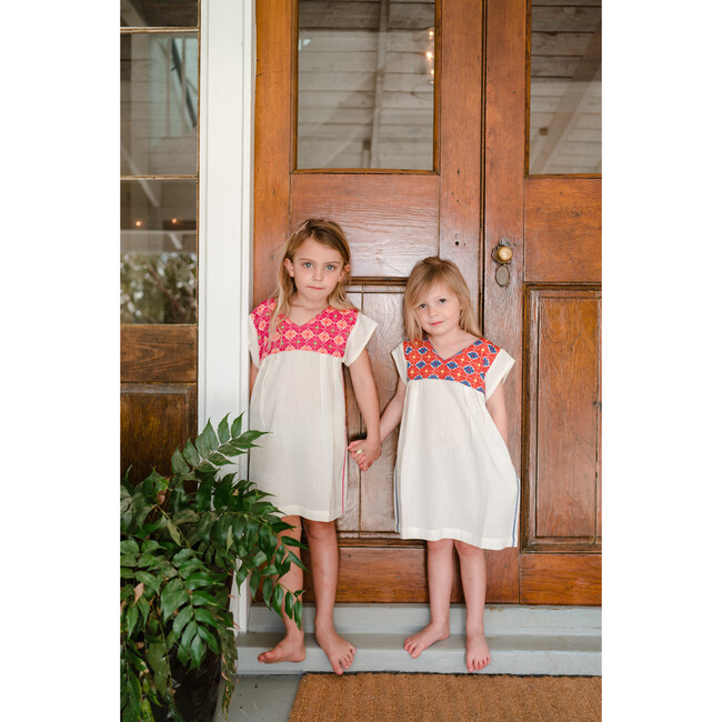 Hanalei Dress Girls, Red/Yellow/Blue - Dresses - 5