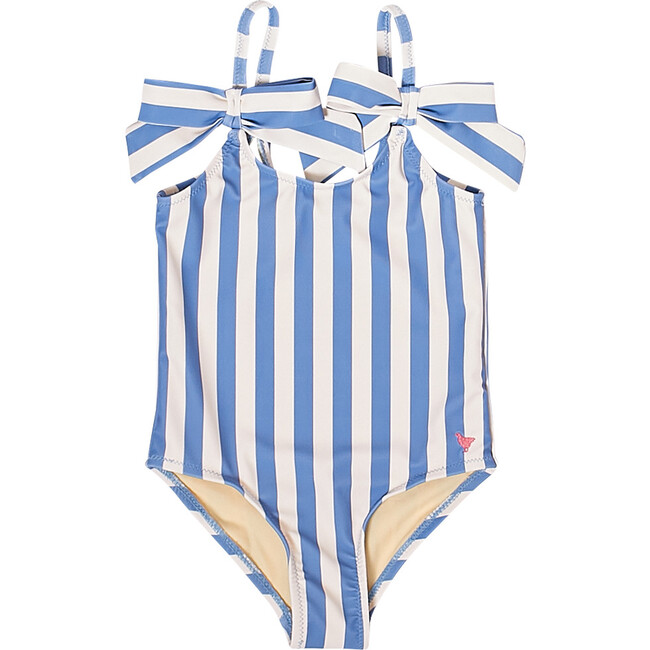 Lulu Suit, Riviera & Antique White Stripe - One Pieces - 1