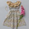 Loretta Skirt, Antique White Vine Floral - Skirts - 4