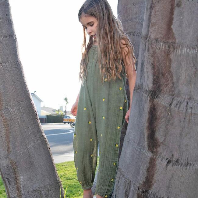 Kelby Jumper, Four Leaf Clover & Lemons Embroidery