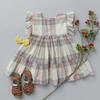 Kit Dress, Antique White Multi Plaid - Dresses - 3