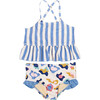 Joy Tankini, Riviera Stripe & Multi Leopard - Two Pieces - 1 - thumbnail