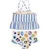 Joy Tankini, Riviera Stripe & Multi Leopard - Two Pieces - 5