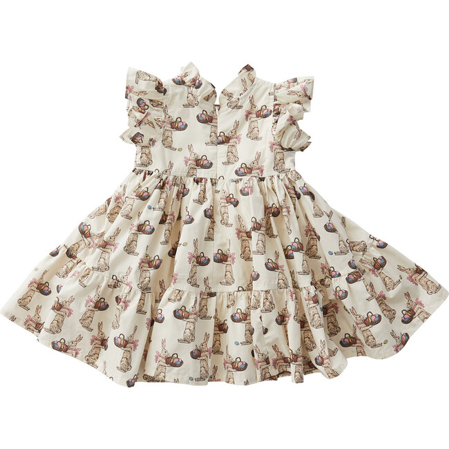 Jennifer Dress, Antique White Rabbits