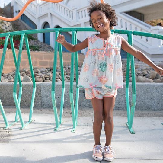 Jade Top, Multi Coral - Blouses - 2