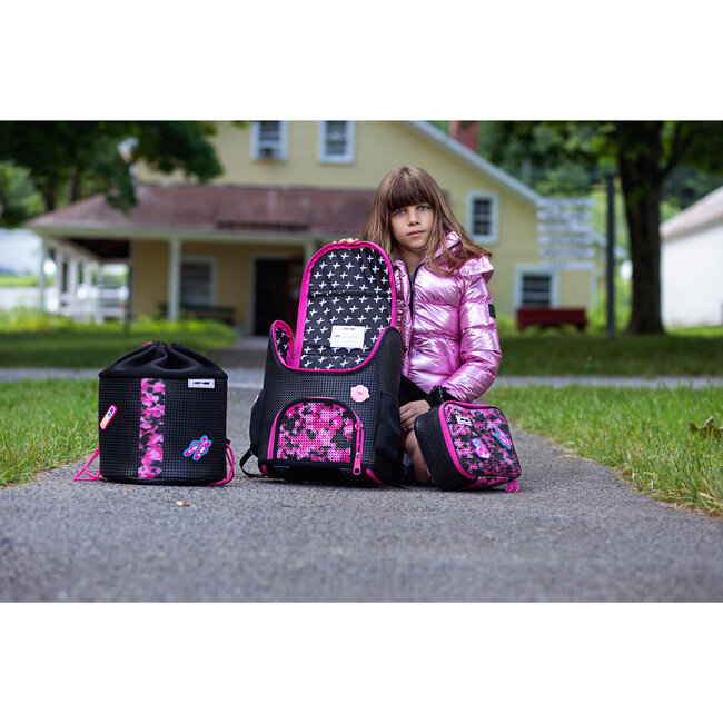 Sophy Backpack, Pink Camo - Backpacks - 3