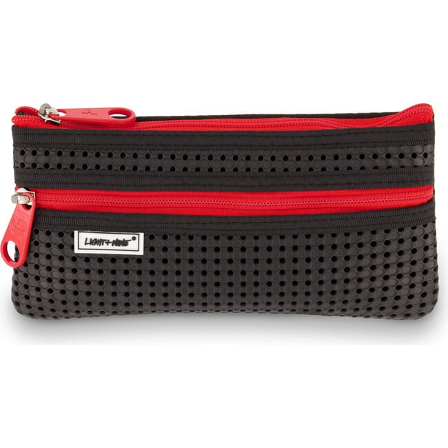 Flat Pencil Pouch, Red Classic - Bags - 2