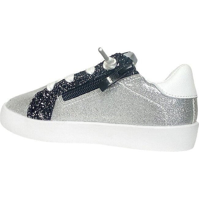 Liv Sneaker, Silver Glitter - Sneakers - 2