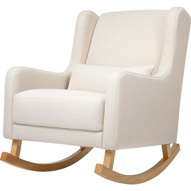Kai Rocker, Natural White Eco-Twill - Nursery Chairs - 1
