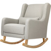 Kai Rocker, Grey Eco-Performance Fabric - Nursery Chairs - 1 - thumbnail