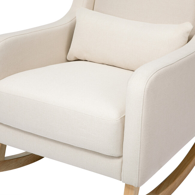 Kai Rocker, Natural White Eco-Twill - Nursery Chairs - 6