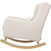 Kai Rocker, Natural White Eco-Twill - Nursery Chairs - 7