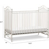 Camellia 3-in-1 Convertible Crib, Vintage White - Cribs - 3