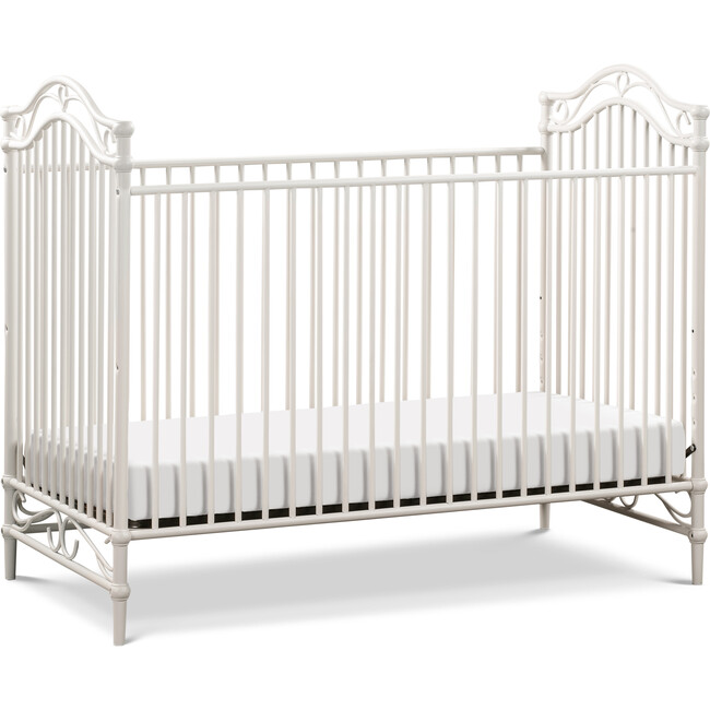 Camellia 3-in-1 Convertible Crib, Vintage White - Cribs - 6