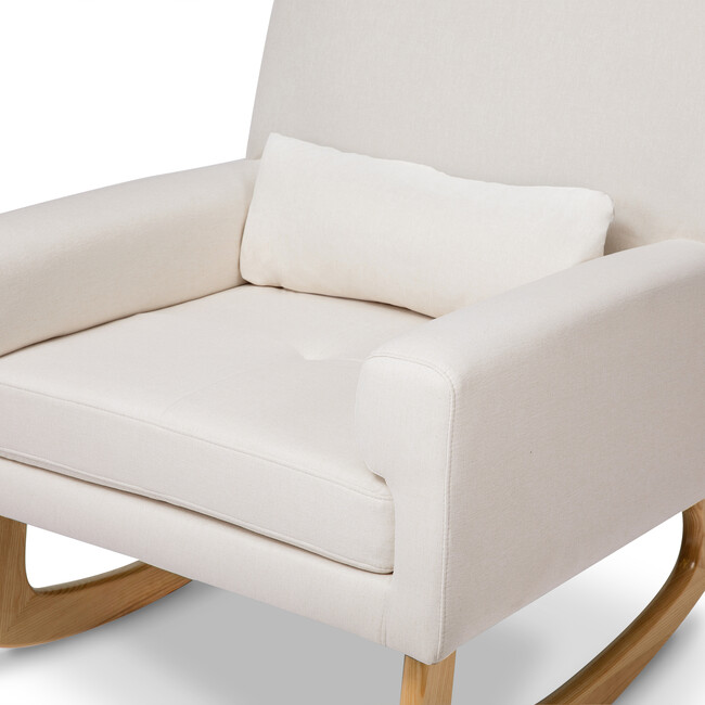 Sleepytime Rocker, Cream with Light Legs - Nursery Chairs - 8