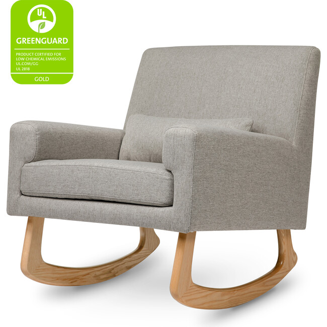 Sleepytime Rocker, Grey with Light Legs - Nursery Chairs - 6