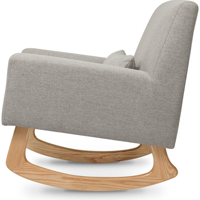 Sleepytime Rocker, Grey with Light Legs - Nursery Chairs - 7