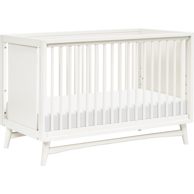 Peggy 3-in-1 Convertible Crib with Toddler Bed Conversion Kit, Warm White - Cribs - 5