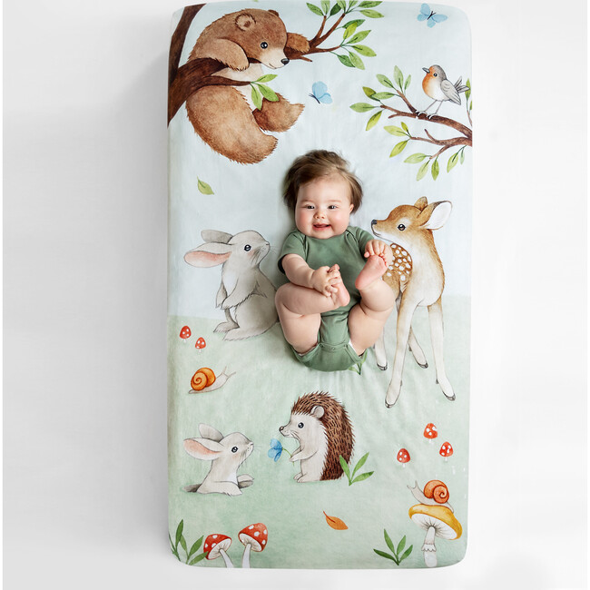 Enchanted Forest Standard Crib Sheet - Crib Sheets - 4