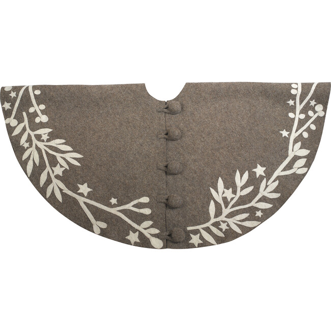 Branches Tree Skirt, Grey