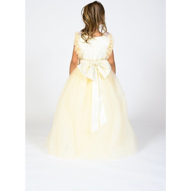 Loretta Dress, Champagne - Dresses - 4