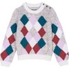 Ally Jumper, Multi Argyle - Sweaters - 1 - thumbnail