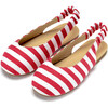 Matilda Canvas Slingback, Red Stripe - Flats - 2