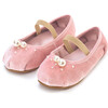 Zelda Velvet Ballet Flats, Pink - Flats - 3