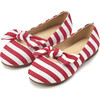 Lucy Flat, Red Stripe - Flats - 2