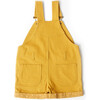 Yellow Denim Overall Shorts - Overalls - 6