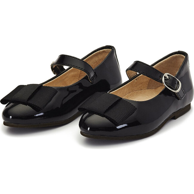 Ellen Bow Mary Jane, Black - Age of Innocence Shoes | Maisonette