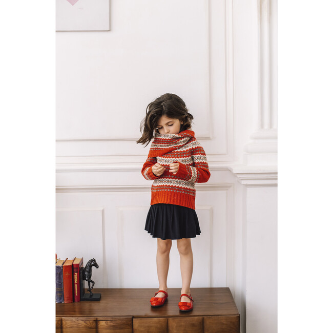 Ellen Bow Mary Jane, Red - Mary Janes - 5