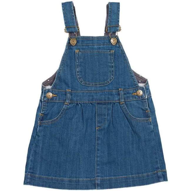 Overall Dress, Stonewash Denim - Play Dresses - 1