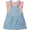 Overally Dress, Dotty Denim - Play Dresses - 3