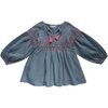 Nazra Dress, Blue - Dresses - 1 - thumbnail