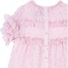 Hillary Top, Pretty in Pink Lurex Dot - Dresses - 3