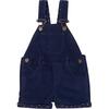 Corduroy Short Overalls, Navy - Overalls - 1 - thumbnail