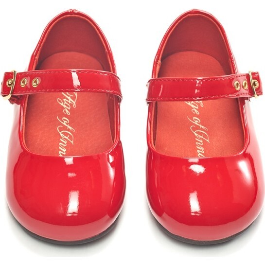 Eva Patent Leather Mary Jane, Red