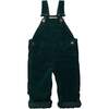 Corduroy Dungarees, Bottle Green - Overalls - 1 - thumbnail