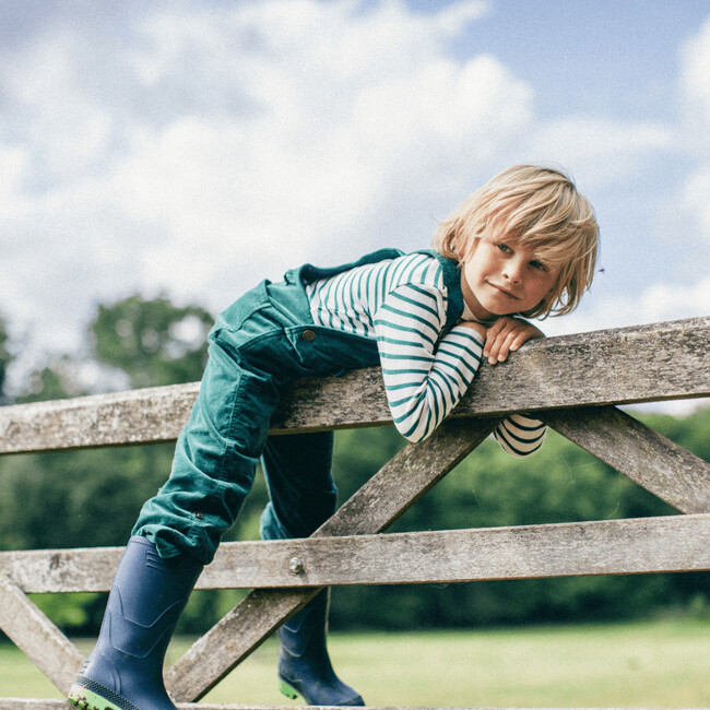 Corduroy Dungarees, Bottle Green - Overalls - 2