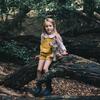 Corduory Short Dungarees, Yellow - Overalls - 2