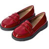 Bobby Loafers, Burgundy - Loafers - 2