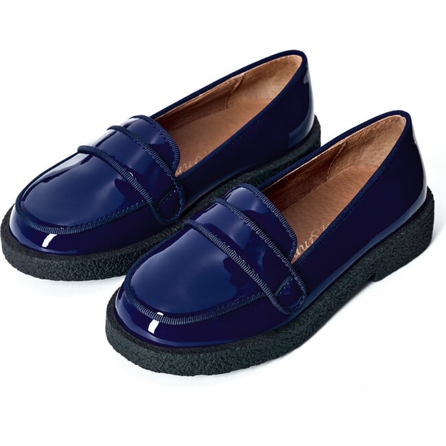 Bobby Loafers, Navy - Loafers - 2