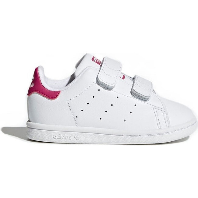 aleatorio cabina tortura Velcro Toddler Stan Smith, Pink - Adidas Shoes | Maisonette