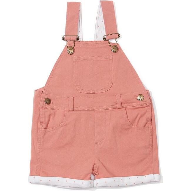 Arizona Short Dungarees, Pink - Overalls - 1