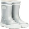 Baby Flac Rain Boot, Silver - Rain Boots - 1 - thumbnail
