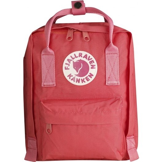 Mini Kanken Backpack, Peach Pink - Backpacks - 1