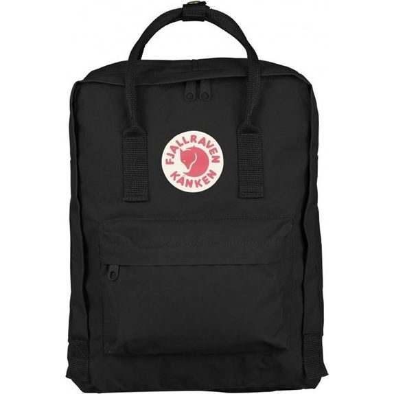 Kanken Backpack, Black - Backpacks - 1