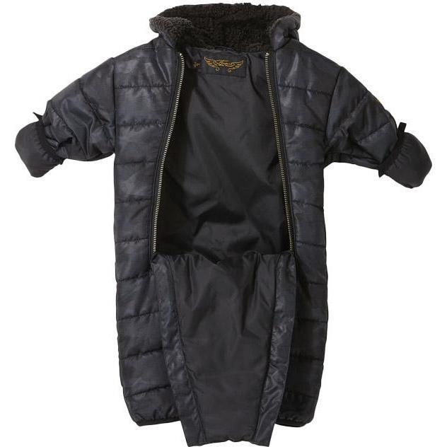 Baby Nest Pramsuit, Blue Camo - Coats - 2
