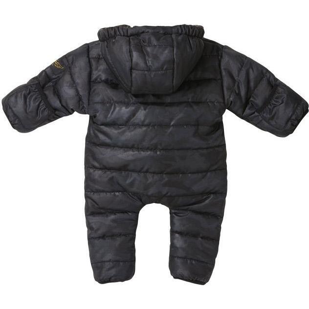 Baby Nest Pramsuit, Blue Camo - Coats - 3